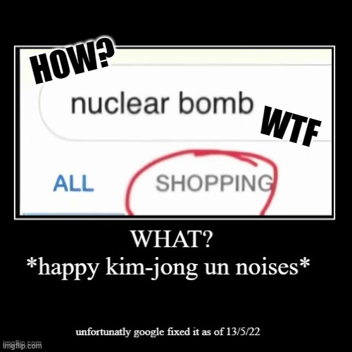 HOW? WTF | image tagged in demotivationals,meme,nuke,wait what,fixed,oh wow are you actually reading these tags | made w/ Imgflip meme maker