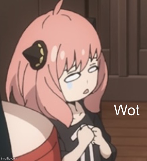 Anya zad | Wot | image tagged in anya zad | made w/ Imgflip meme maker