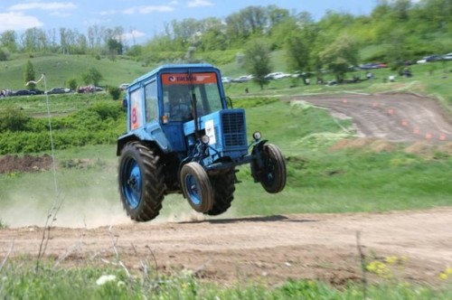 Happy tractor Blank Meme Template