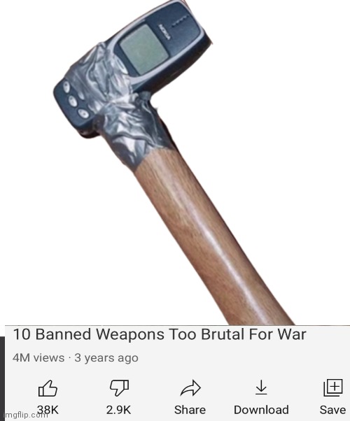 oof size: large | image tagged in nokia hammer,nokia 3310,truly indestructible,10 banned weapons that too brutal for war,memes,funny | made w/ Imgflip meme maker