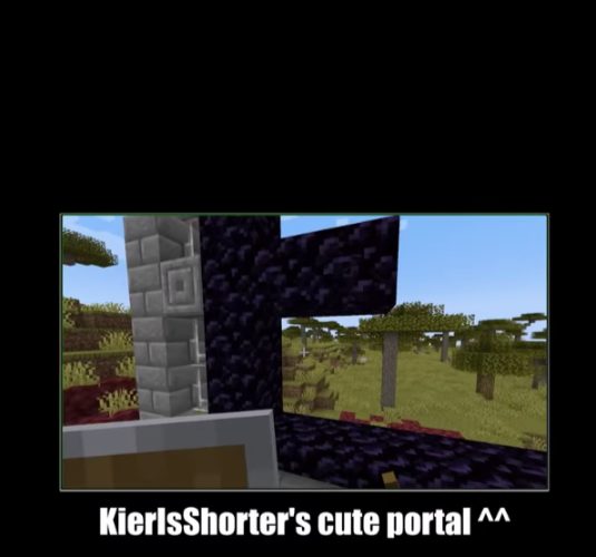 High Quality KierIsShorter's cute portal Blank Meme Template