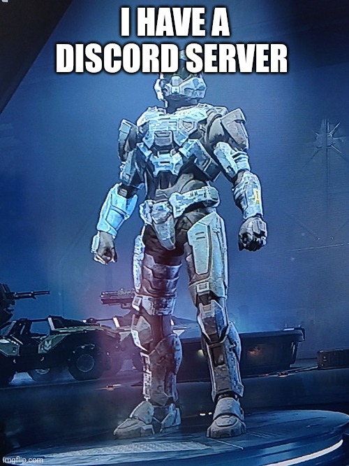 **redacted** | I HAVE A DISCORD SERVER | image tagged in halo infinite oc | made w/ Imgflip meme maker