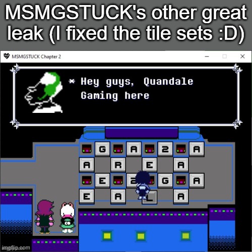 Yes, it's canon | MSMGSTUCK's other great leak (I fixed the tile sets :D) | made w/ Imgflip meme maker