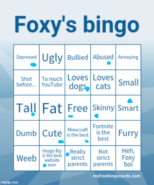 Why not? | image tagged in foxy's bingo | made w/ Imgflip meme maker