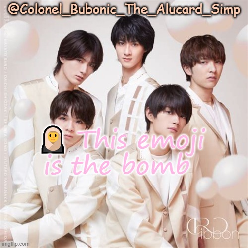 Bubonic's M!lk temp | 🧕 This emoji is the bomb | image tagged in bubonic's m lk temp | made w/ Imgflip meme maker