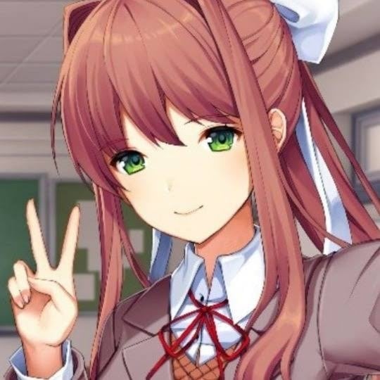 Monika Blank Meme Template