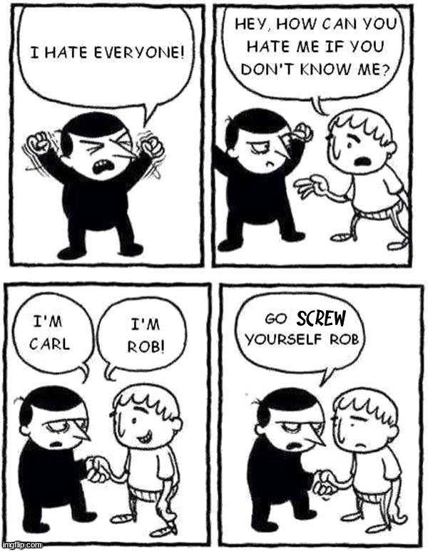 SCREW | image tagged in comics/cartoons | made w/ Imgflip meme maker