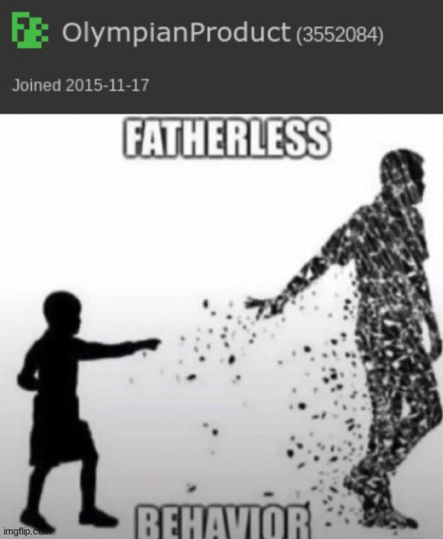 image tagged in fatherless behavior | made w/ Imgflip meme maker