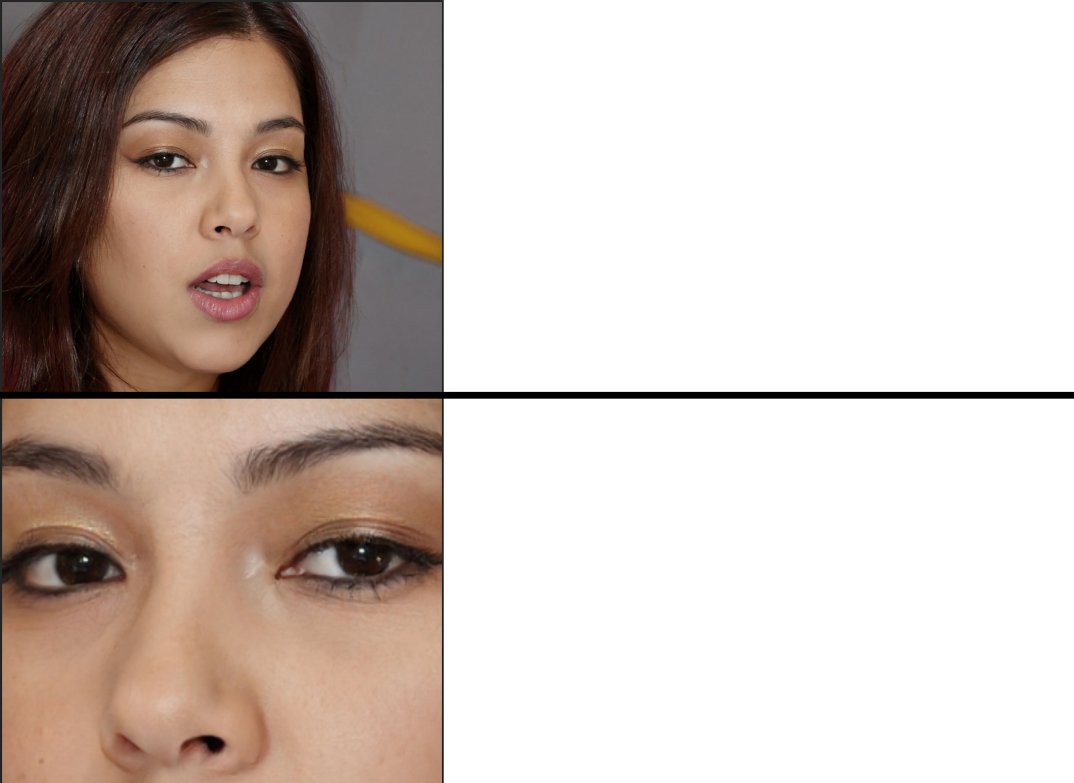 Thinking into things Blank Meme Template
