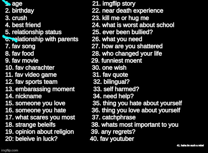 u can still ask ur own question i just might not answer if its too personal | image tagged in pick 5 numbers | made w/ Imgflip meme maker