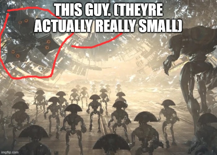 Destiny vex army | THIS GUY. (THEYRE ACTUALLY REALLY SMALL) | image tagged in destiny vex army | made w/ Imgflip meme maker