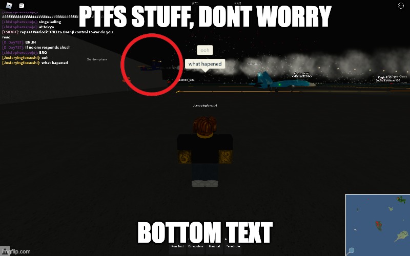 ptfs for yeh | PTFS STUFF, DONT WORRY; BOTTOM TEXT | image tagged in ptfs | made w/ Imgflip meme maker