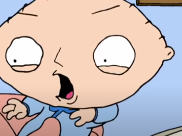 Traumatized Stewie Blank Meme Template