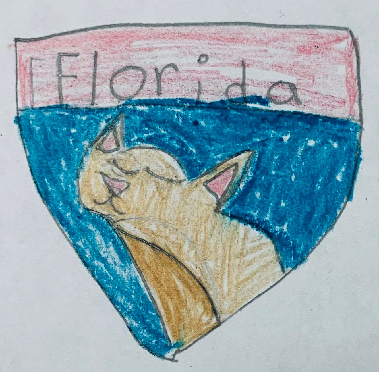 Florida Panthers Kid Logo Blank Meme Template