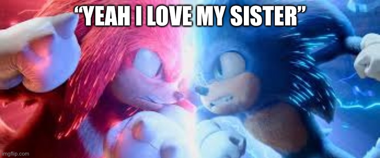 “YEAH I LOVE MY SISTER” | image tagged in elmo cocaine | made w/ Imgflip meme maker
