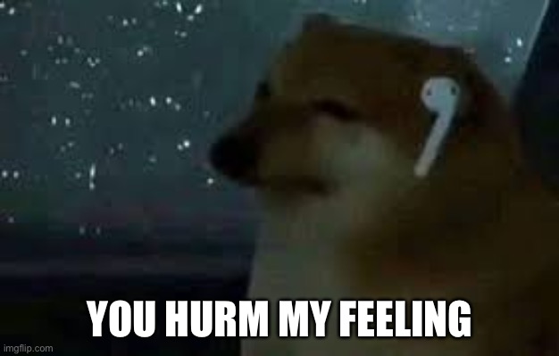 YOU HURM MY FEELING | made w/ Imgflip meme maker