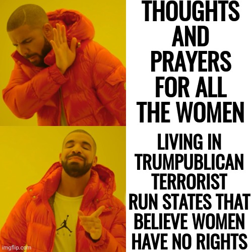 Your State Government Looks Like Afghanistan's Government | THOUGHTS AND PRAYERS FOR ALL THE WOMEN; LIVING IN TRUMPUBLICAN TERRORIST RUN STATES THAT BELIEVE WOMEN HAVE NO RIGHTS | image tagged in memes,drake hotline bling,sharia law,trumpublican terrorists,lock them up,women's rights | made w/ Imgflip meme maker