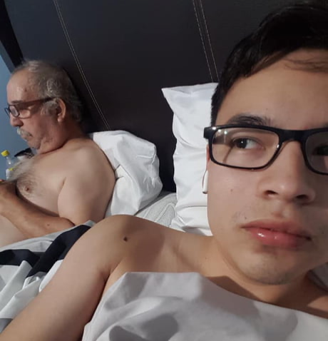 Sleep with old man for Blank Meme Template