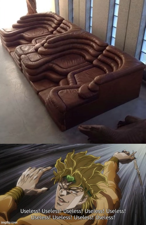 how are you supposed to sit on this couch | image tagged in useless | made w/ Imgflip meme maker