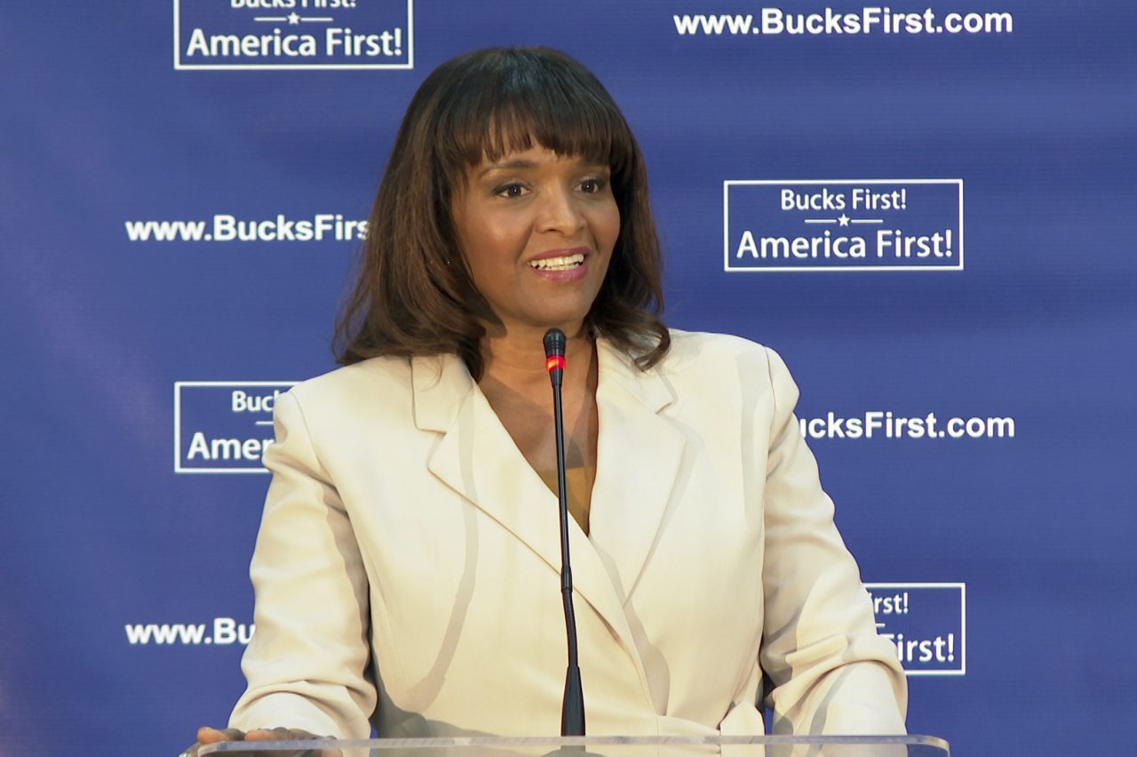 Kathy Barnette America First Blank Meme Template