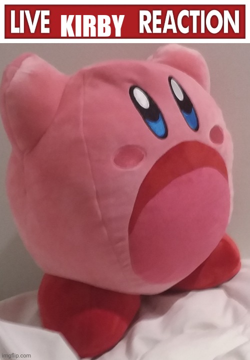 KIRBY | image tagged in live x reaction | made w/ Imgflip meme maker