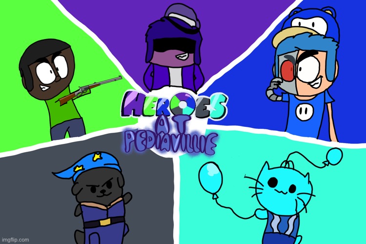 Among Us Heroes + Weekend At Pediavillie | made w/ Imgflip meme maker