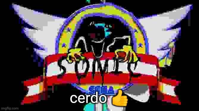 cerdo 👍 | image tagged in destruction html logo | made w/ Imgflip meme maker