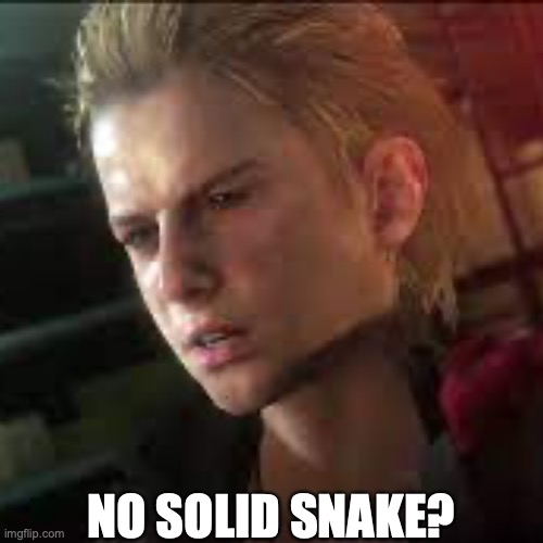 NO SOLID SNAKE? | image tagged in metal gear solid,liquid,memes,no bitches | made w/ Imgflip meme maker