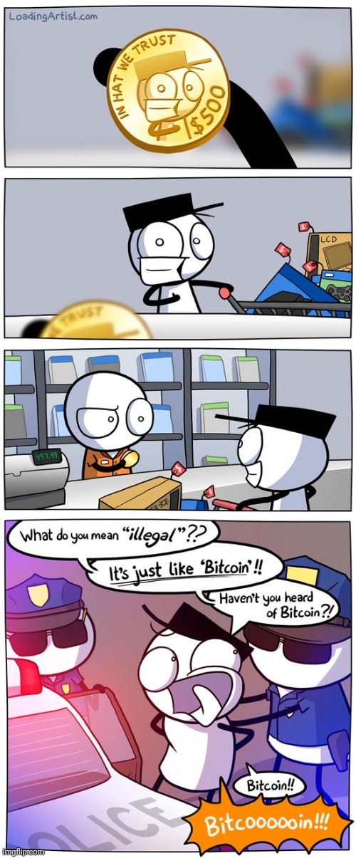 Bitcoin | image tagged in bitcoins,bitcoin,coins,comics,comic,comics/cartoons | made w/ Imgflip meme maker