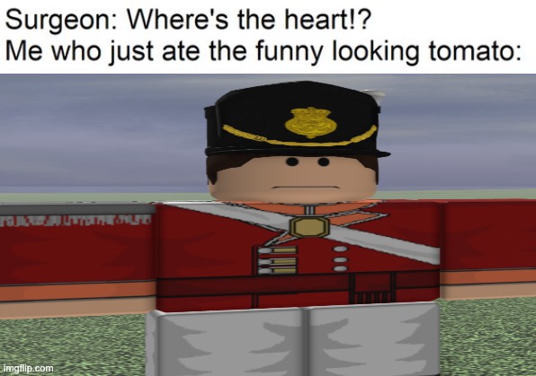 replacing anime memes with blood n iron #5 hahaha funny looking tomato | image tagged in memes,roblox,roblox meme | made w/ Imgflip meme maker