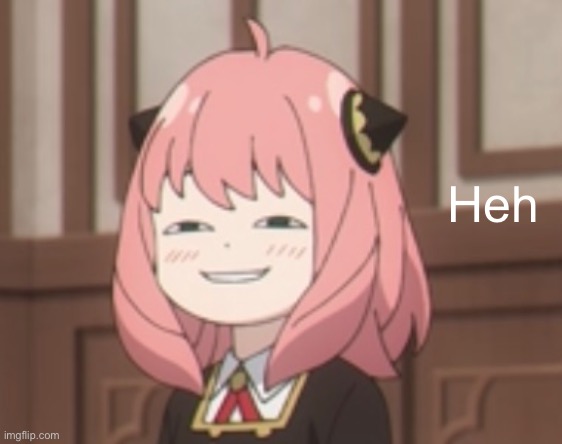 Smug anya Blank Meme Template