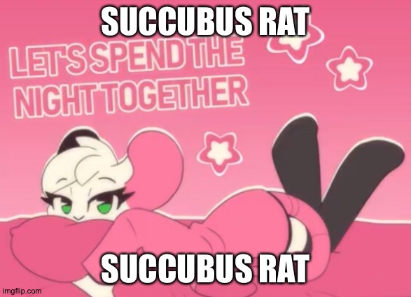 SUCCUBUS RAT; SUCCUBUS RAT | made w/ Imgflip meme maker