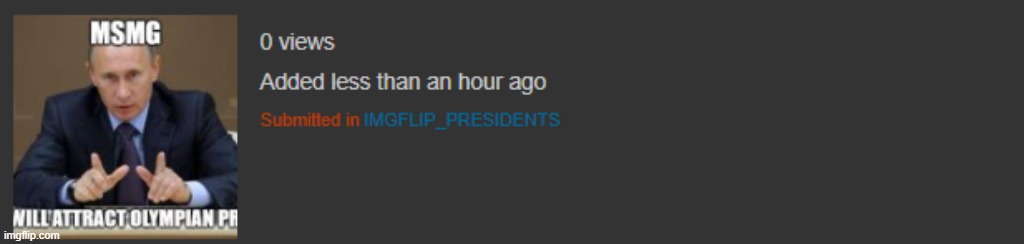 Done (it is already featured) | made w/ Imgflip meme maker