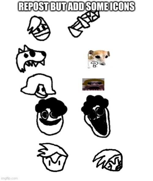 Triple Trouble De Boys Mix Icons | REPOST BUT ADD SOME ICONS | image tagged in triple trouble de boys mix icons | made w/ Imgflip meme maker