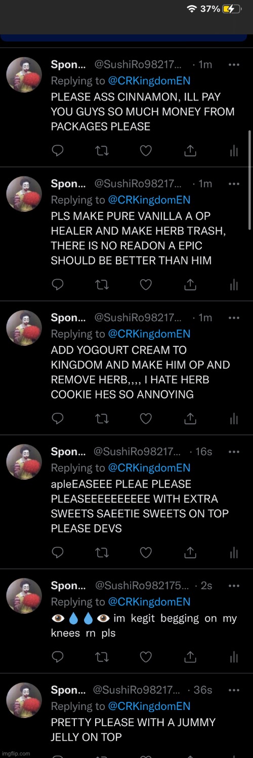 look at me harassing the devs again | made w/ Imgflip meme maker