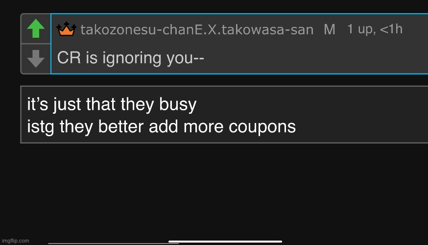 cookierun coupon codes>>>>>>>> | made w/ Imgflip meme maker