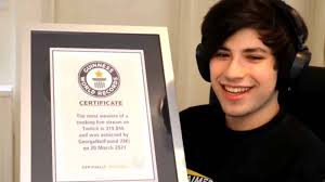 Georgenotfound gets the cook stream record Blank Meme Template