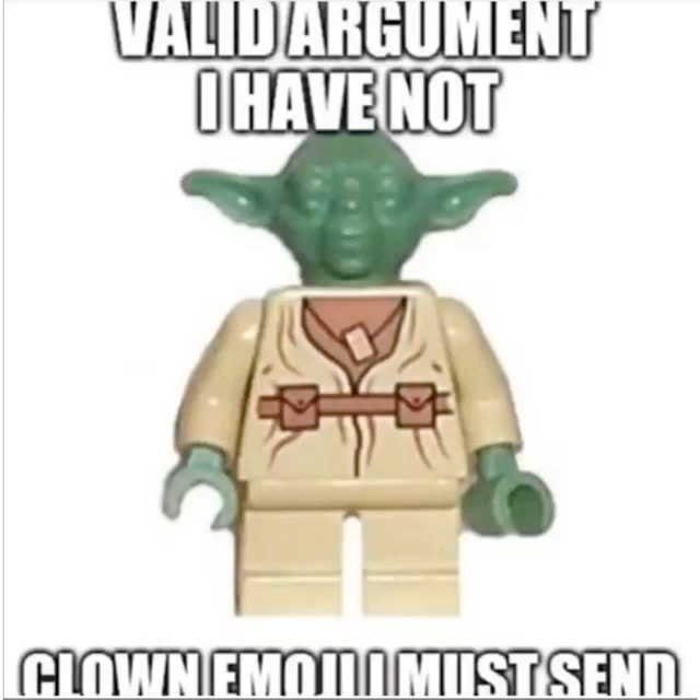High Quality Clown emoji I must send Blank Meme Template