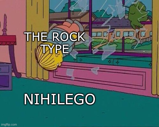 Simpsons Jump Through Window | THE ROCK
TYPE; NIHILEGO | image tagged in simpsons jump through window | made w/ Imgflip meme maker