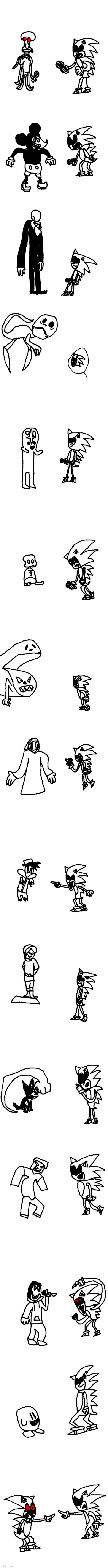 Well, fellas, this is it. This is all the characters for Endgame; A Fan-made track for VS. Sonic.EXE. | made w/ Imgflip meme maker