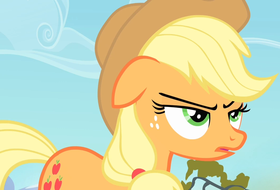 High Quality applejack's is unhappy :\ Blank Meme Template