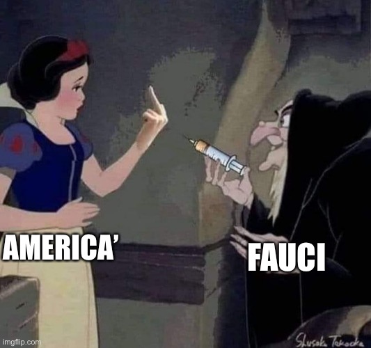 Fauci’s fix | AMERICA’; FAUCI | image tagged in dun,democrat | made w/ Imgflip meme maker