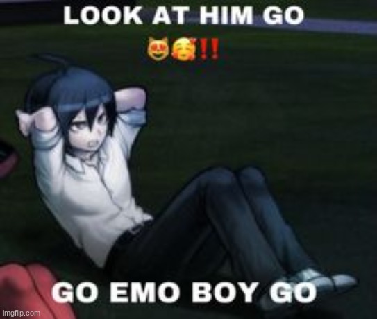 go emo boy!! | made w/ Imgflip meme maker