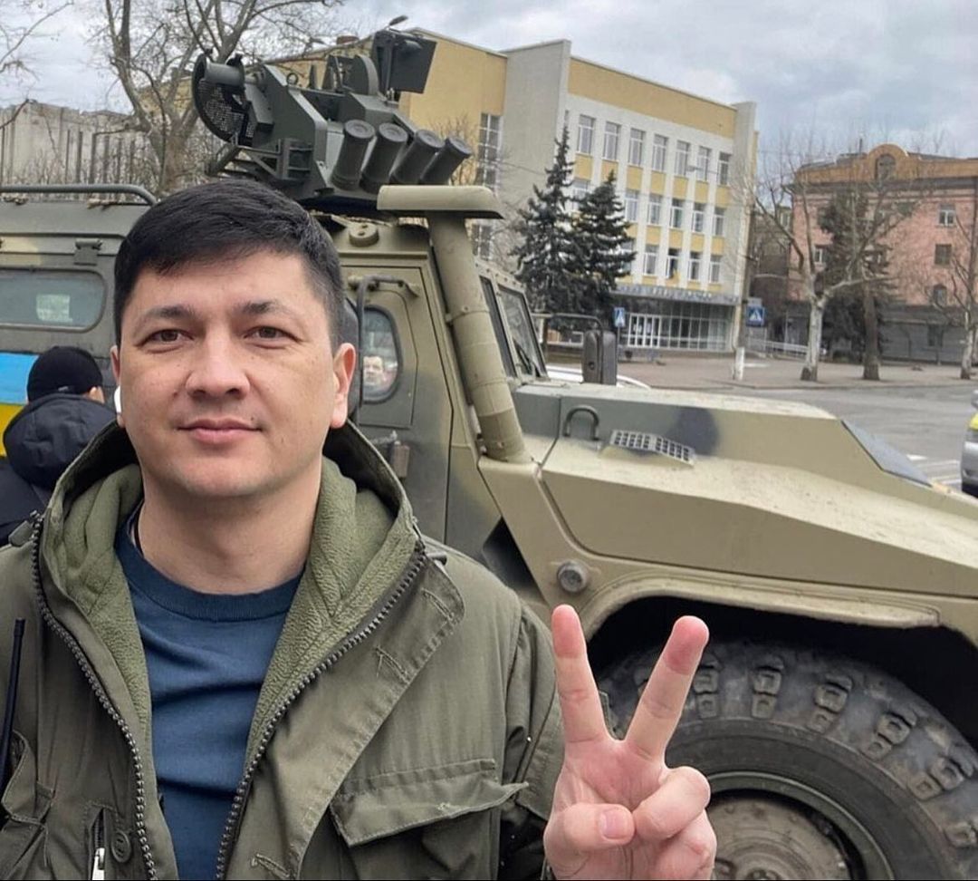 High Quality Vitaly Kim With Armored vehicle Blank Meme Template