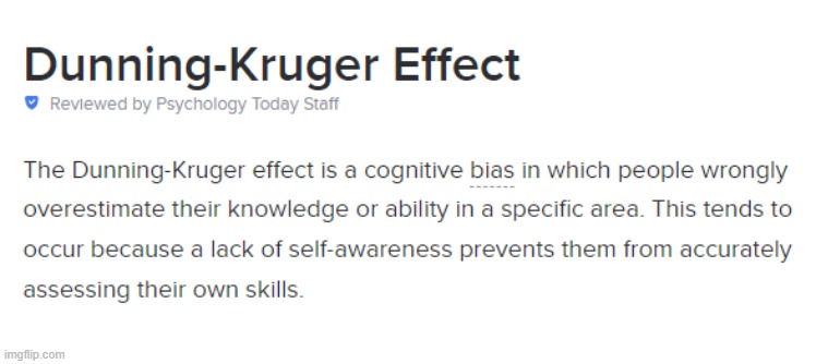 dunning-kruger effect | image tagged in dunning-kruger effect | made w/ Imgflip meme maker