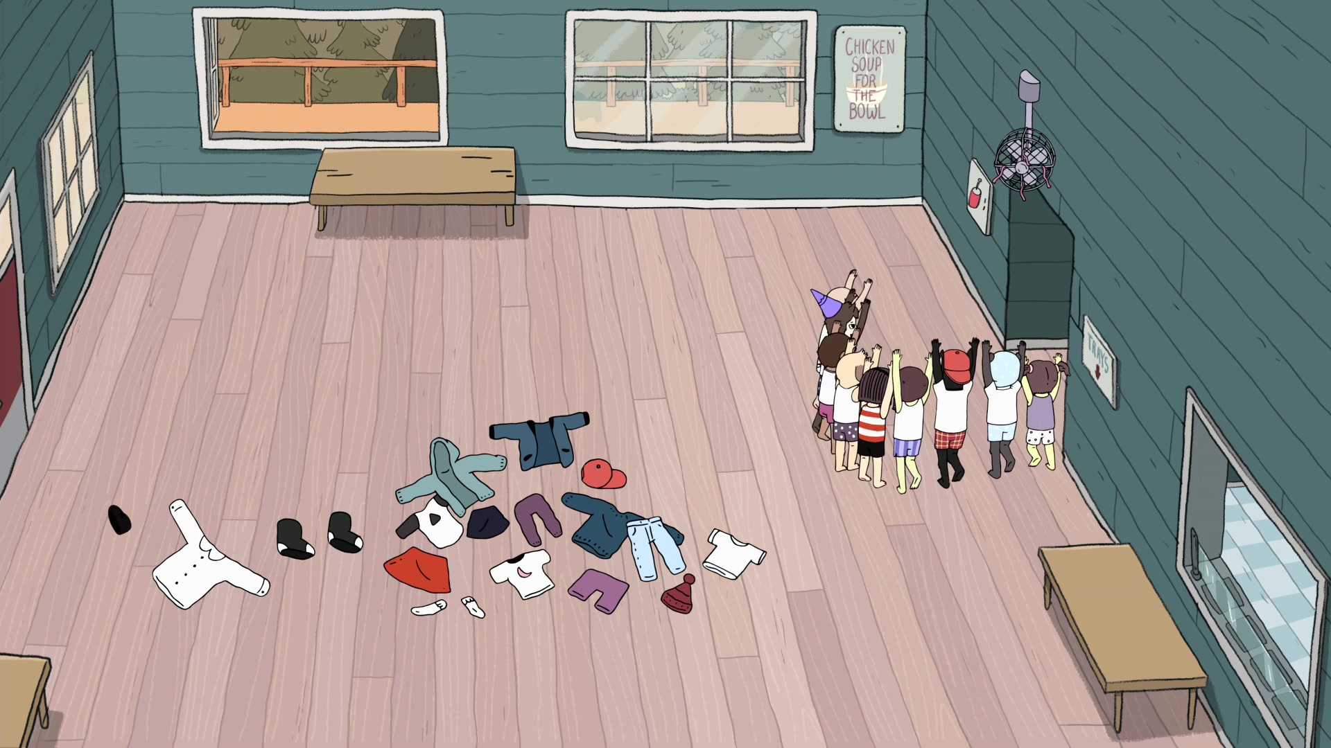 Summer camp island sweat Blank Meme Template