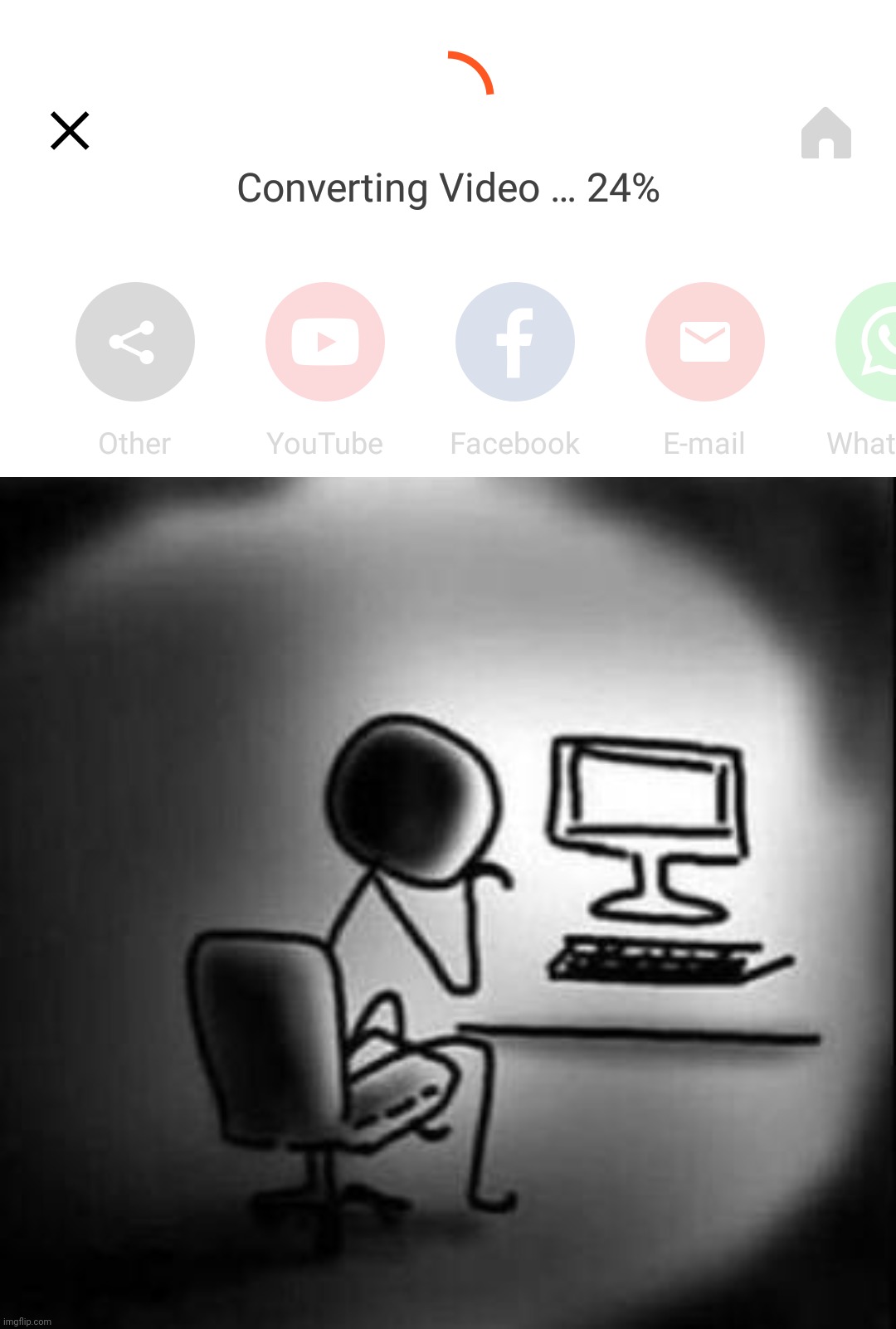 it should take 5 minutes maybe | made w/ Imgflip meme maker