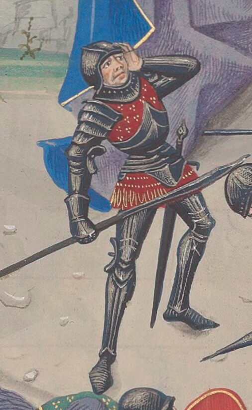 High Quality medieval knight surprised Blank Meme Template