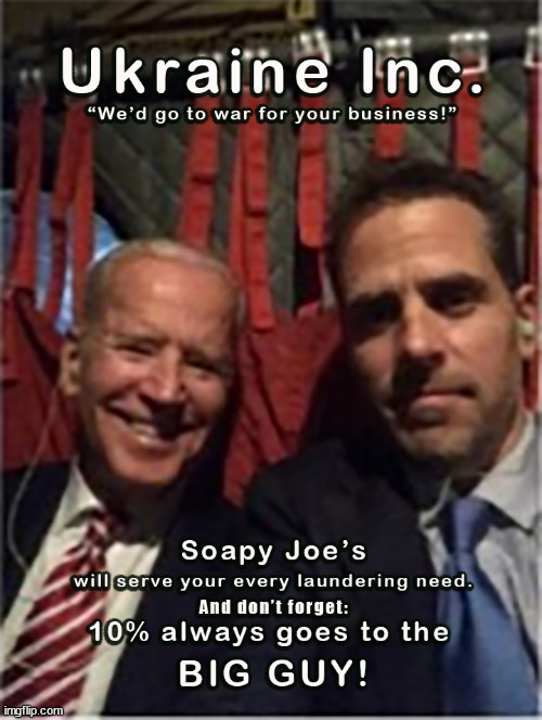 And don't forget Soapy Joe's serving your every laundering need. | image tagged in memes,politics | made w/ Imgflip meme maker
