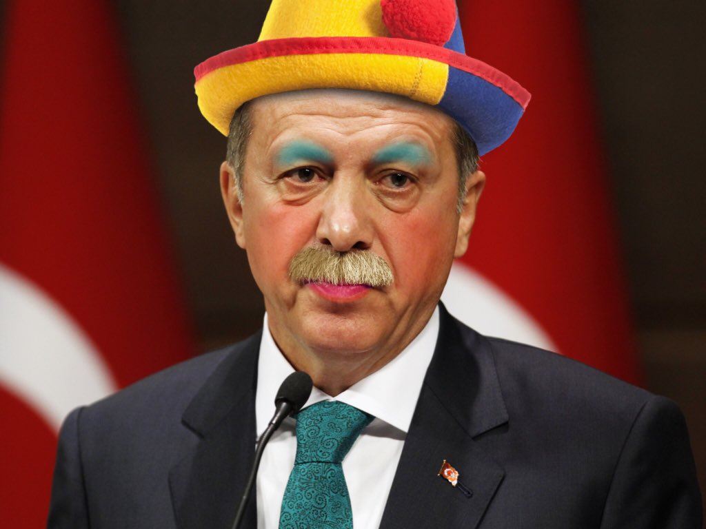 Clown Erdogan Blank Meme Template